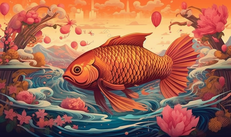 锦鲤鱼古典风格中国风背景国潮插画背景,插画/手绘图,插画/手绘图库,插画/手绘图下载,插画/手绘